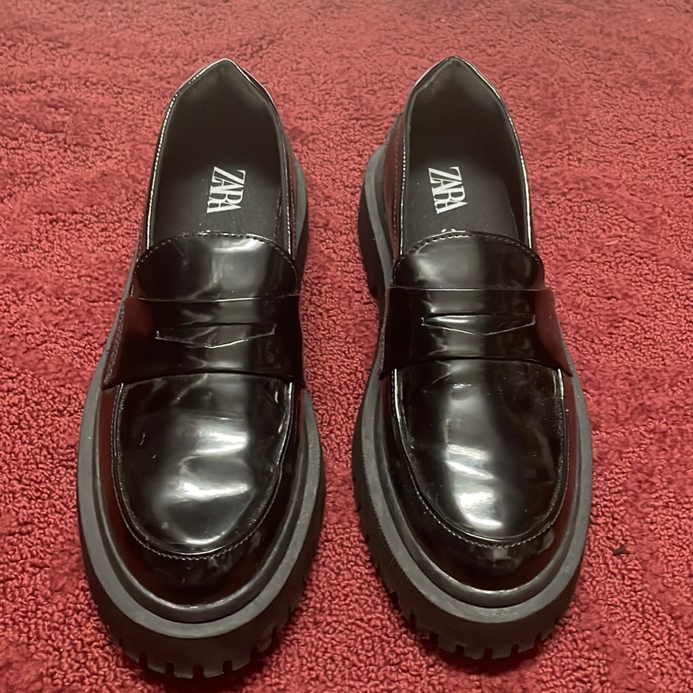 Zara loafers.